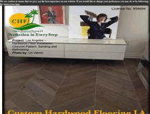 Tablet Screenshot of custom-hardwood-flooring.com